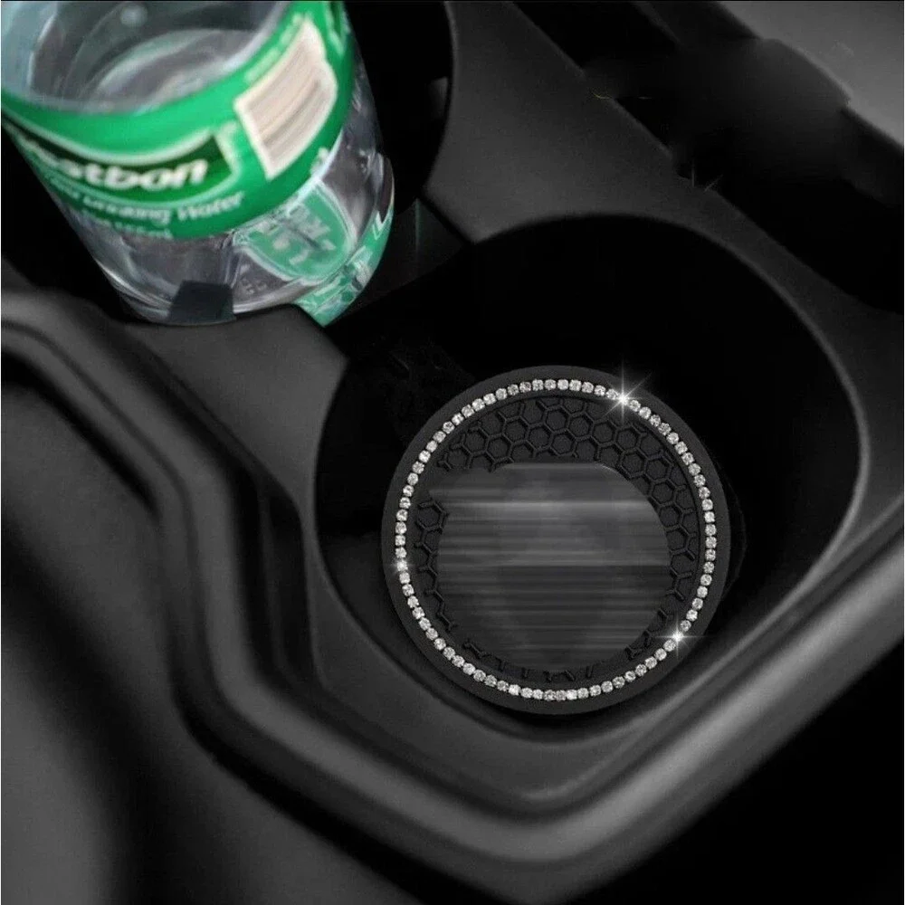 2pc Waterproof Mercedes COASTERS 2.75'' SILICONE CAR AUTO CUP HOLDER INSERT  New